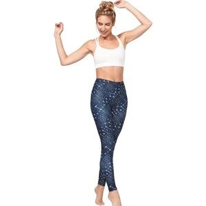 Manduka Blue Star Gaze Legging‎ Sz. M